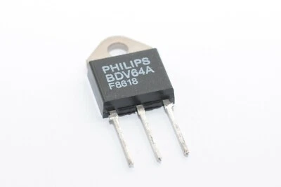 4x PNP Power Darlington-Transistor von SGS-Thomson Typ BDV64A, 125 W / 12 A, NOS - Bild 1 von 2