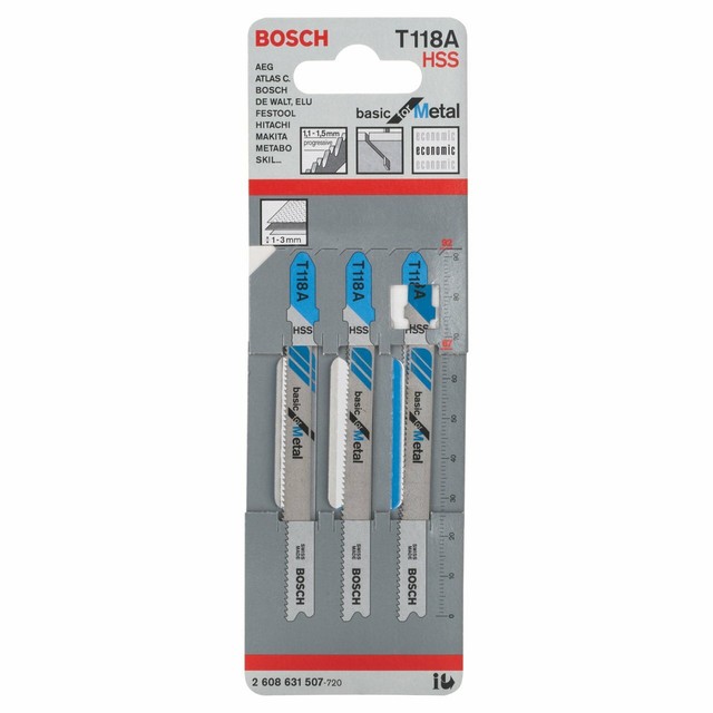 85 Bosch T118a Metal Cutting Jig Saw Blades For Sale Online Ebay