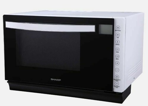SHARP 640810 Mikrowellenherd R-798 W-A, Weiß 900W Mikrowellenleistung