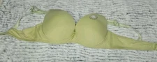 Mamia Bra Womens size 34C Lime Green Underwire