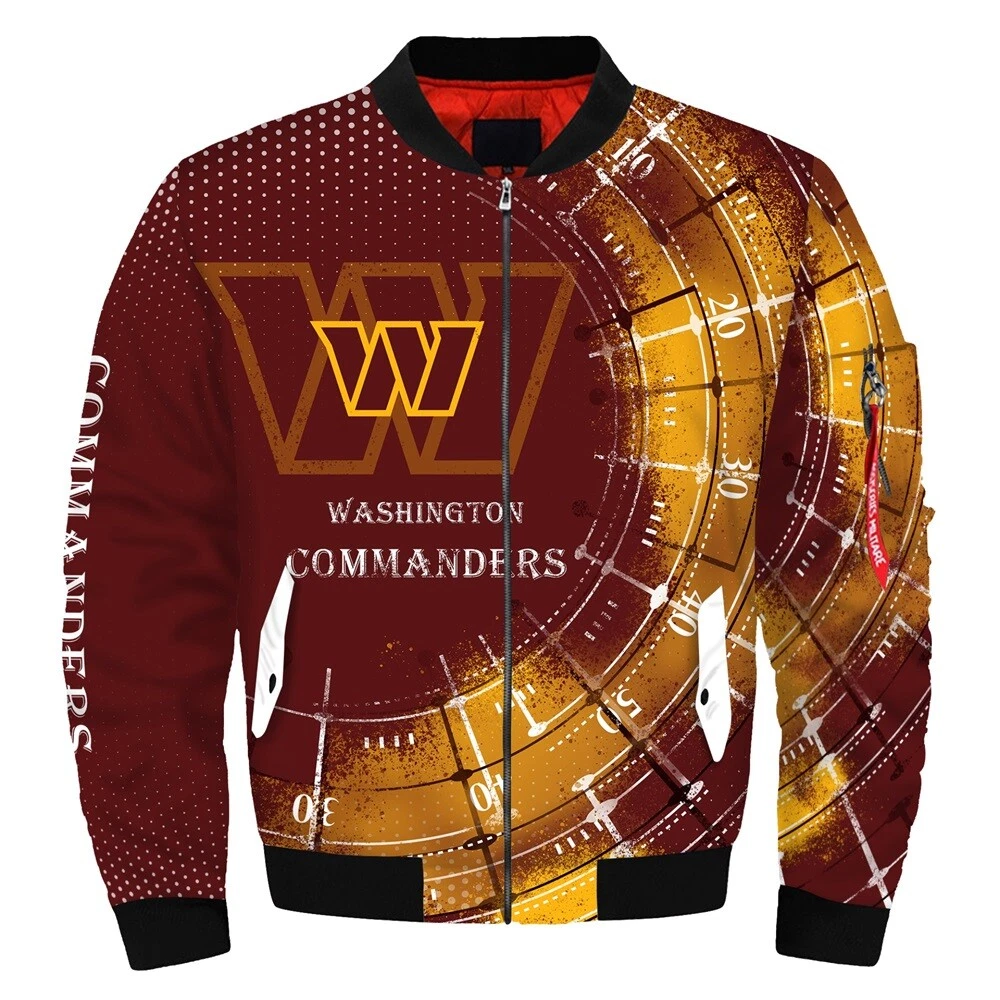 Washington Commanders Men's Flight Bomber Jacket