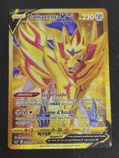 Zamazenta V 212/202 Pokémon Spada e Scudo Gold ITA Near Mint Oro