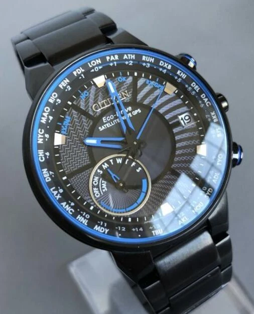 Citizen Satellite Wave Freedom Eco Drive Black Dial Men s Watch