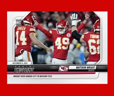 2024 Panini Instant Matthew Wright ROOKIE CARD 1/148 SP Chiefs #202 RC 🔥