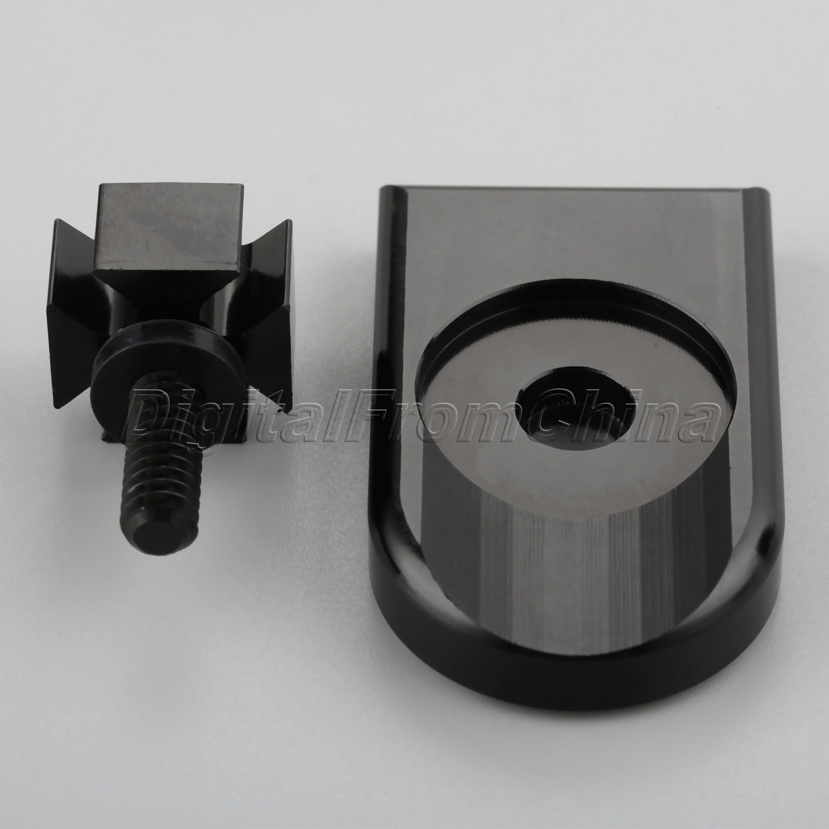 6mm Rear Fender Seat Bolt Screw Knob Cover Set For Harley-Davidson