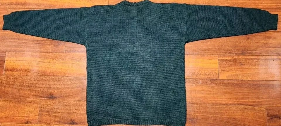 Suéter de patinaje sobre hielo LIZ SPORT Teddy Bear para mujer L grande 100 % lana tejido DE COLECCIÓN  Foto 3 de 4