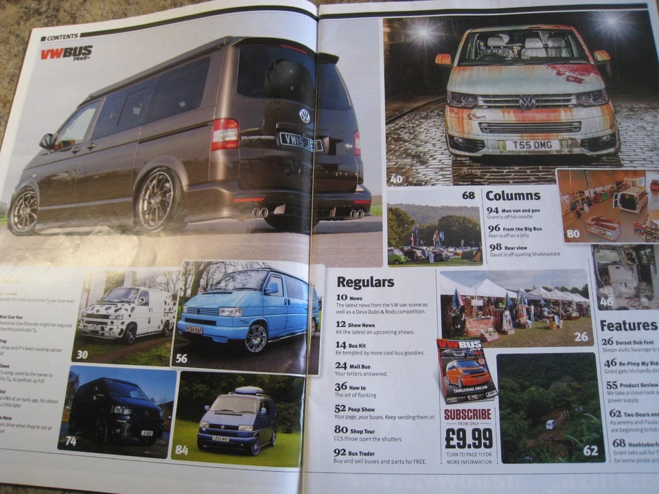 VW BUS MAGAZINE ISSUE 49 EXECUTIVE JET DORSET DUBFEST PARADISE IN PANAMA RAT WRA - Image 2 of 3