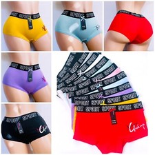 Image of 3-12 Boxer Briefs Short Shortie Boyshorts Sexy Women Teen Underwear Panties 8521