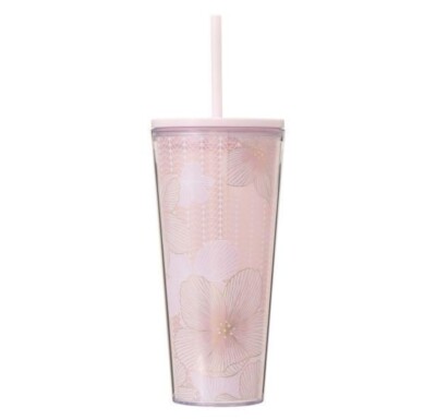 スターバックス サクラ2022 NEW! STARBUCKS Tumbler Cold Cup SAKURA 2022 SOFT BLOSSOM 591 ml F