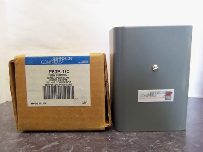 New Johnson Controls F60B-1C Flow Control SPST, Open Low Close 1.9 GPM NIB