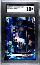 2020 Topps Chrome Sapphire George Russell Rookie SGC 10 GEM MINT | #39