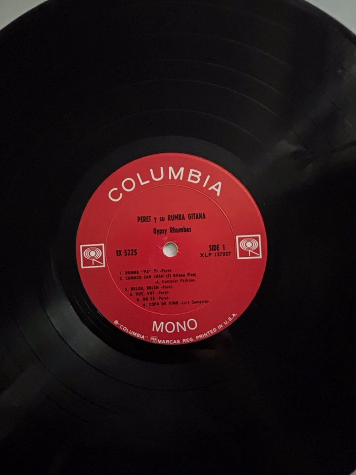 Peret Y Su Rumba Gitana LP Spanish PROMO 1969 - Image 4 of 4