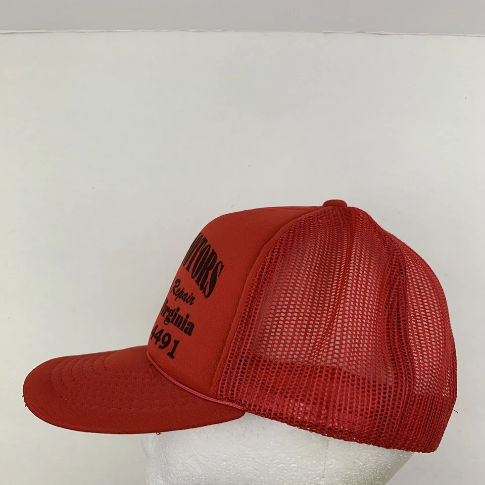 Винтажная бейсболка Browns Motors Elk Creek Va с логотипом из сетчатой пены с застежкой сзади для дальнобойщиков - Изображение 4 из 4