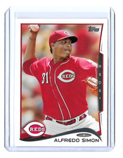 2014 TOPPS ALFREDO SIMON BASE CARD - CARD #21 - CINCINNATI REDS - FREE SHIP