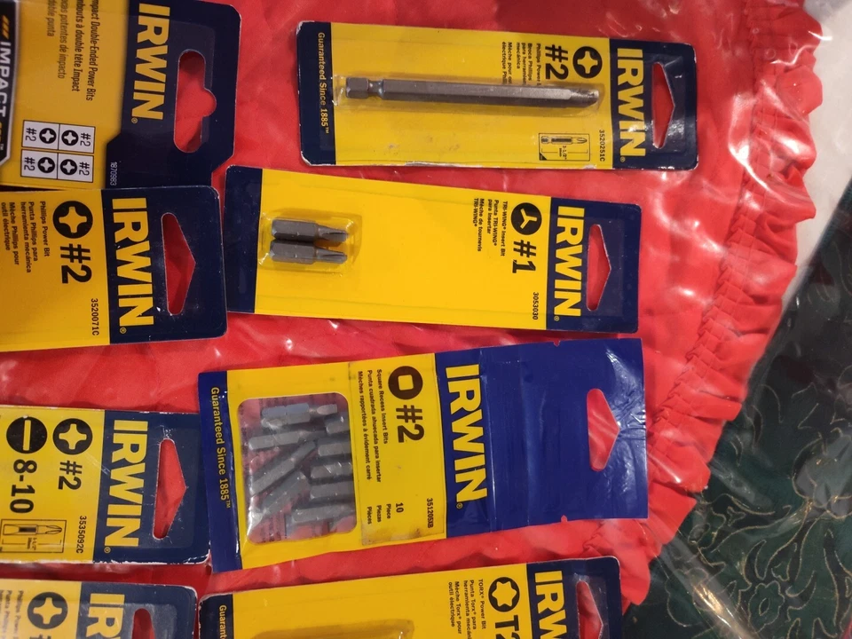 Lot Of 10 Irwin Insertsr Bits T-25,  #1 And Other  - Image 2 of 4