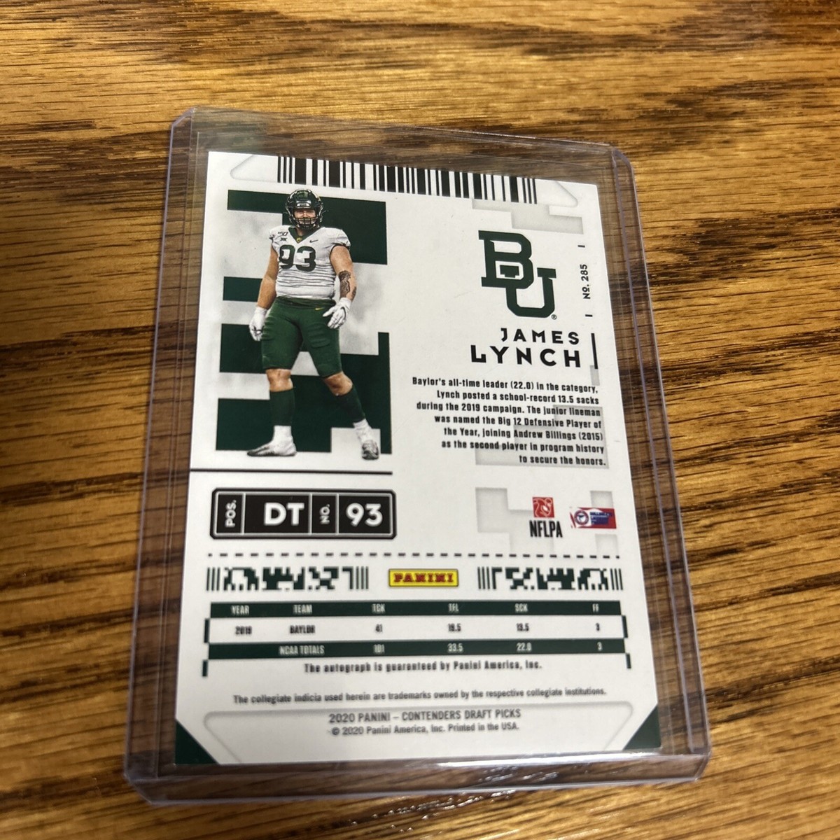 2020 Panini Contenders Draft College Ticket Auto RC #285