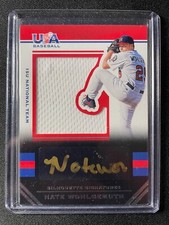 2017 Panini USA Stars & Stripes Nate Wohlgemuth Autographed Jersey Black #/99!!!