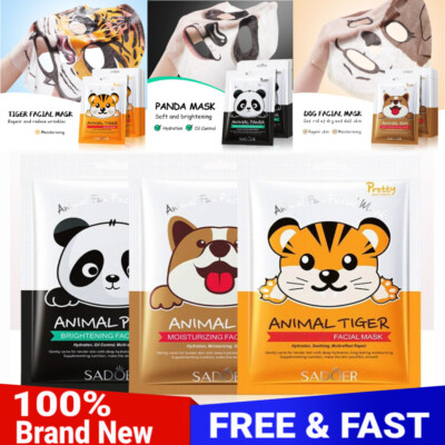 Animal Moisturizing Face Mask Collagen Hyaluronic Acid Sheets Facial Mask  IUY