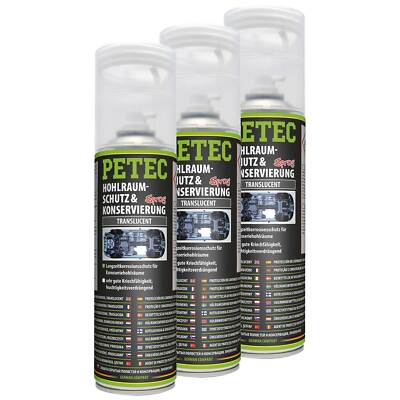 Hohlraumschutz und Konservierung Hohlraumversiegelung PETEC 73550 3 X 500 ml