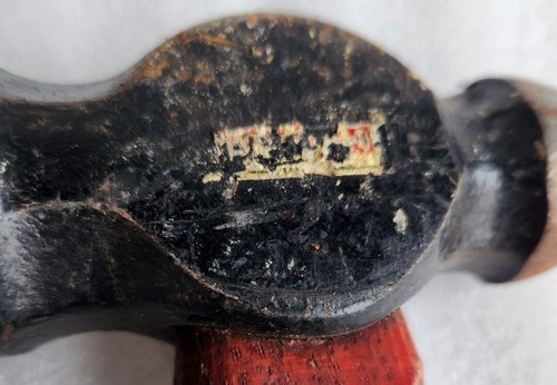 Vintage Plumb 20 Unzen Kugelhammer 14" Hiclory Holzgriff schöne Form - Bild 3 von 11