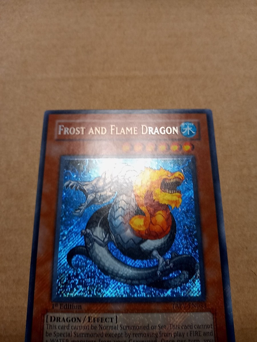 Frost and Flame Dragon TAEV-EN033 1st ed Secret Rare Yugioh MINT
