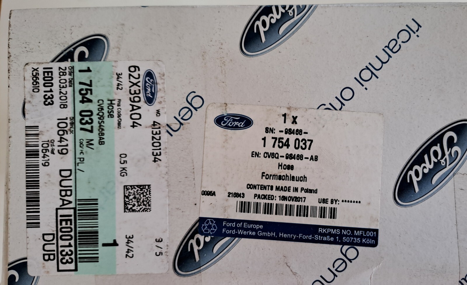 Genuine Ford Focus Mk3 1.6 Dc6c Econectic Brake Servo Vacuum Pump  