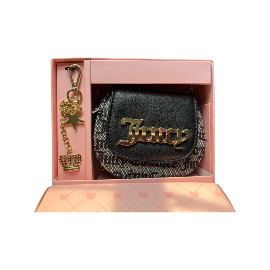 Juicy Couture チャーム付きチェーンミニバッグ クラッチバッグ Juicy