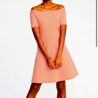 old navy off the shoulder striped dress 2 Old Navy Off The Shoulder Dresses Small