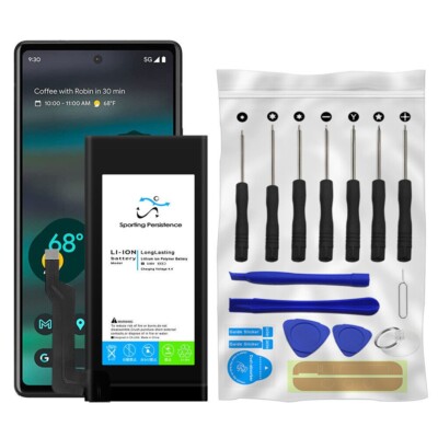 4500mAh Excellent Battery Repair Screwdriver Kit Tools Fits AT&T Google Pixel 6a