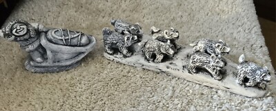 Dog Sled Team Mt St Helens Ash by Bekka