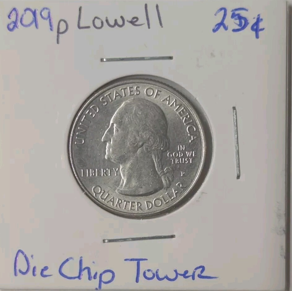 2019-P Lowell Massachusetts Die Chip Error/Variety