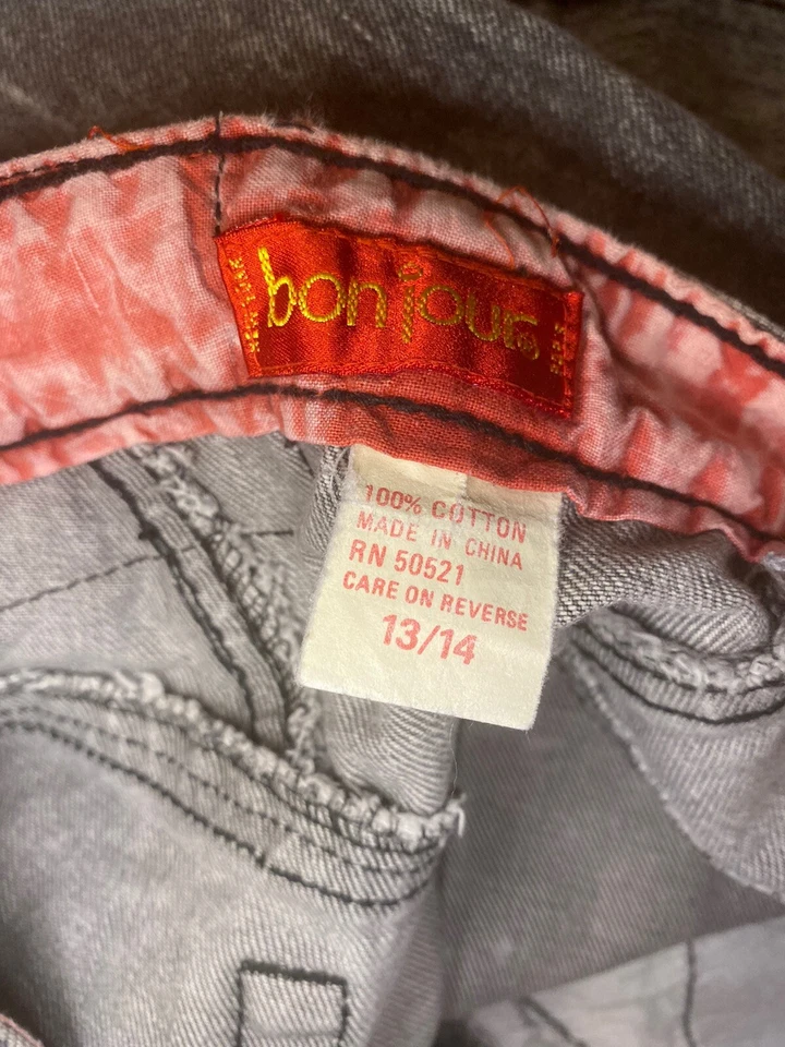 РЕДКИЕ винтажные черные кислотные вареные джинсы из денима с высокой талией готические эстетичные - Изображение 3 из 4