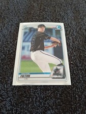 2020 Bowman Chrome Draft 1st Card Daxton Fulton Miami Marlins Card BD-131
