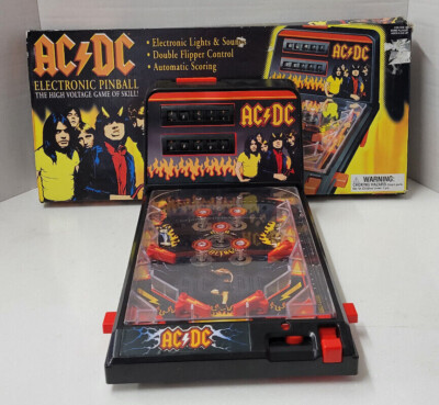 AC/DC Electronic Tabletop Pinball Complete In Box | eBay
