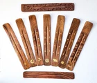 Wood Incense Burner - Wooden Ash Catcher - for Sticks and Cones - Free Shipping!