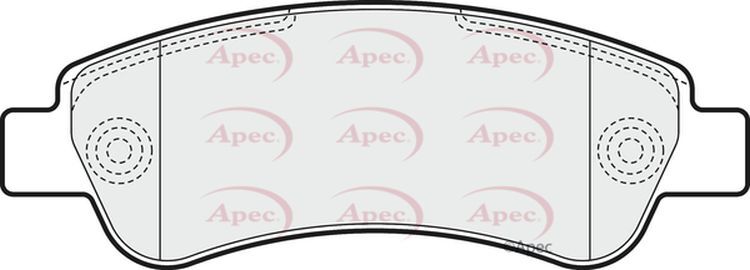 Apec Brake Pads Rear R90 1611140880 1611457480 1617265080 425359 425360 PAD1589
