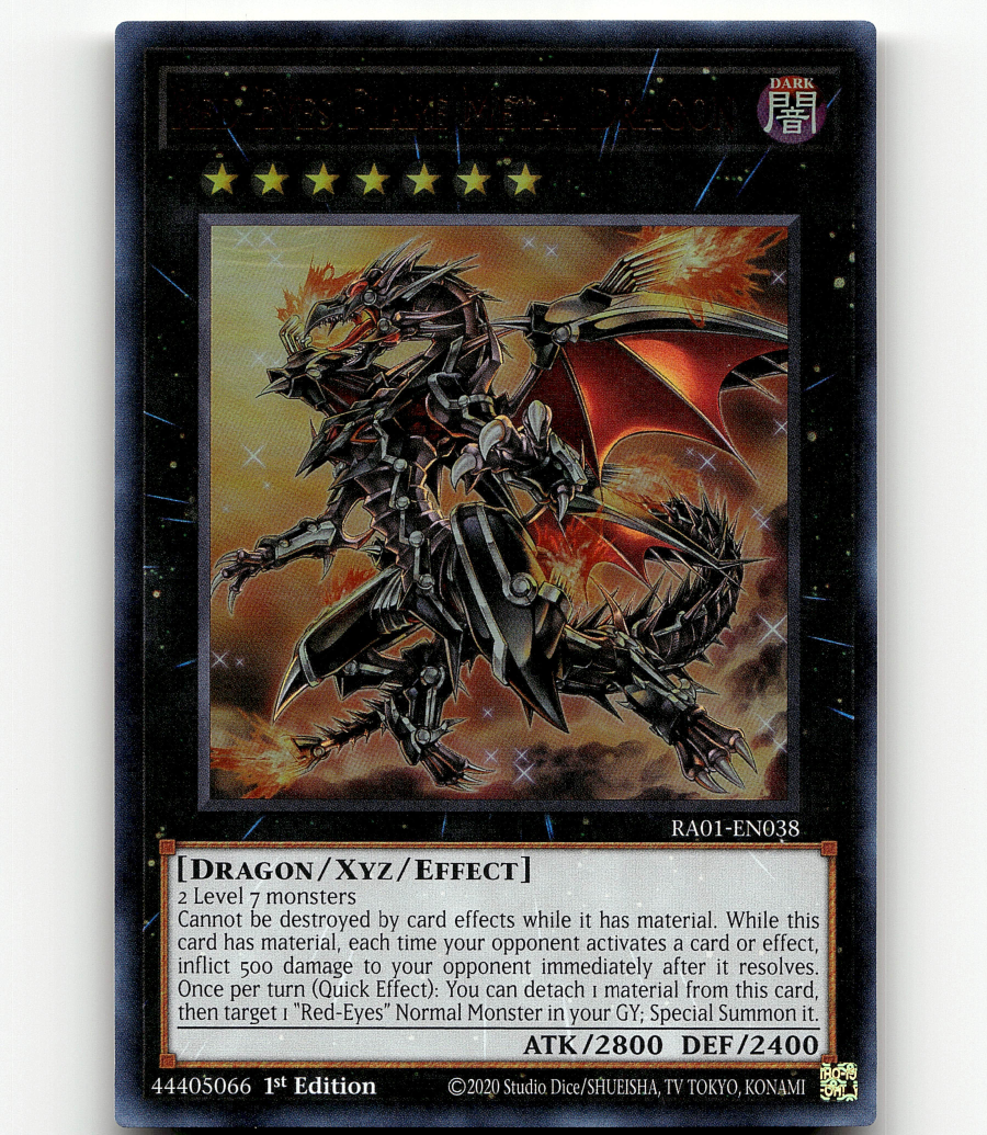 Yugioh Red-Eyes Flare Metal Dragon (UR) 25th Anniv. Rarity