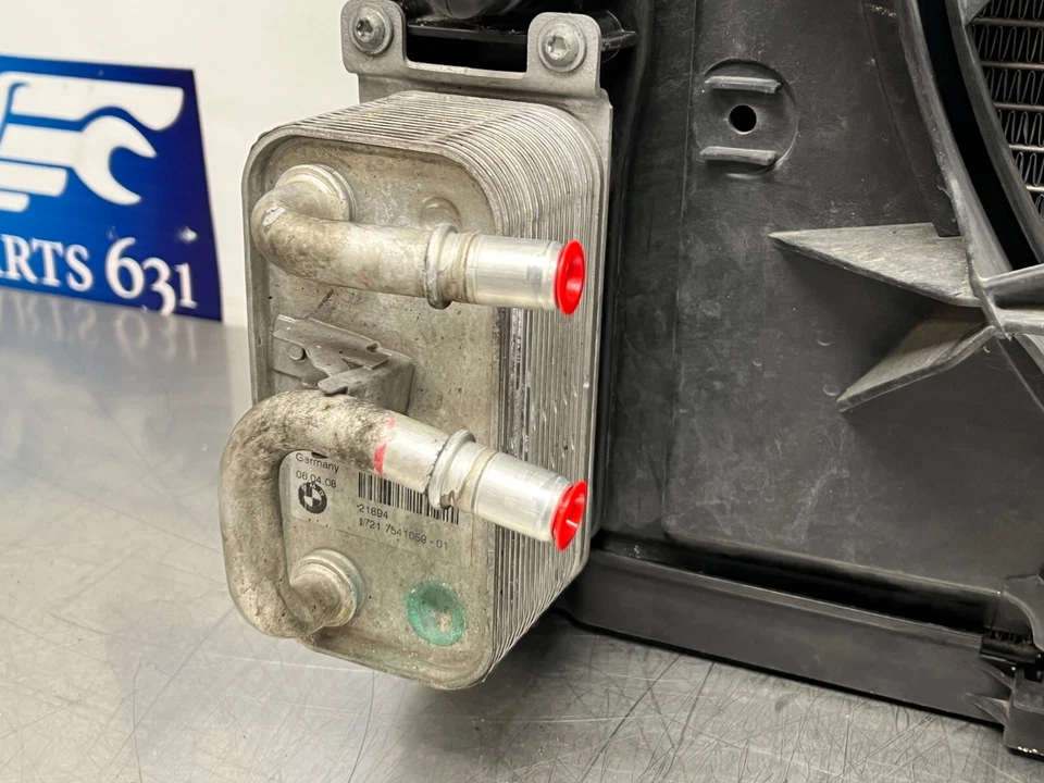 BMW 750LI 2008 radiador, ventilador, condensador de aire acondicionado, enfriador de aire acondicionado - E65 - 105 k - video de prueba Foto 4 de 4