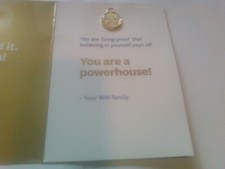 WW WEIGHT WATCHERS US ANNIVERSARY GOLD LIFETIME CHARM