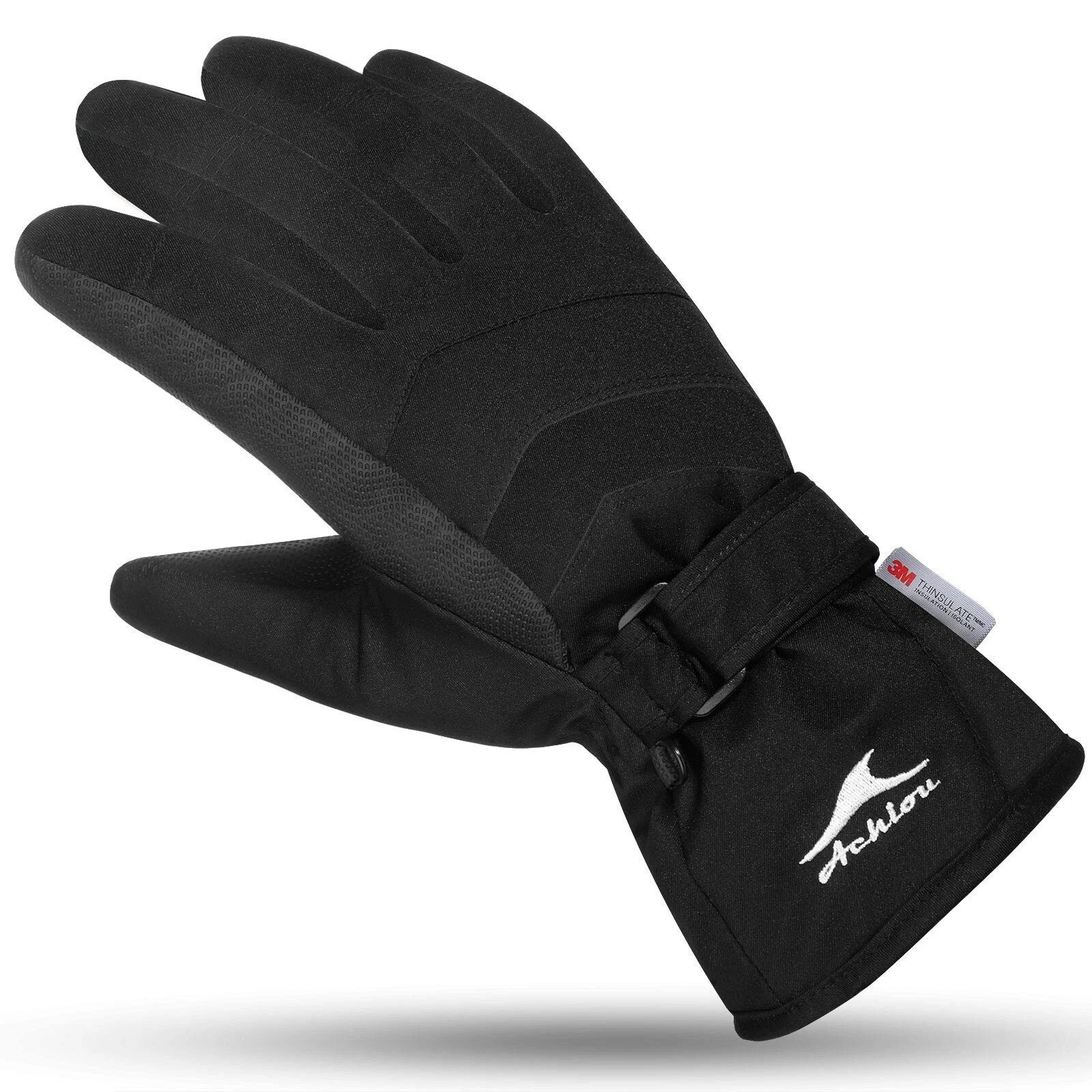Achiou Ski Snow Gloves Winter Warm 3M Thinsulate Waterproof Touchscreen Men W...