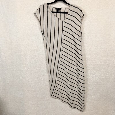 tahari striped linen dress Tahari | Dresses | Tahari Linen High Low Hem Midi Dress