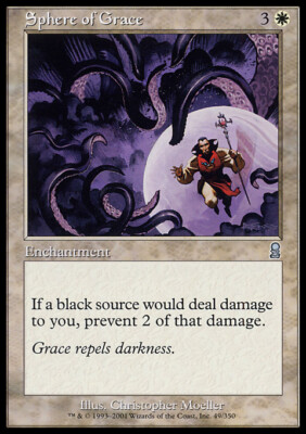 Magic the Gathering MTG Sphere of Grace (49) Odyssey   LP