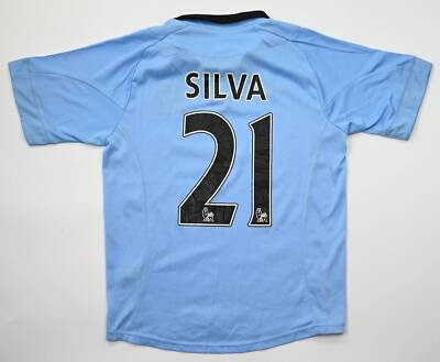Umbro 2012-13 MANCHESTER CITY *SILVA* SHIRT TRIKOT S | eBay