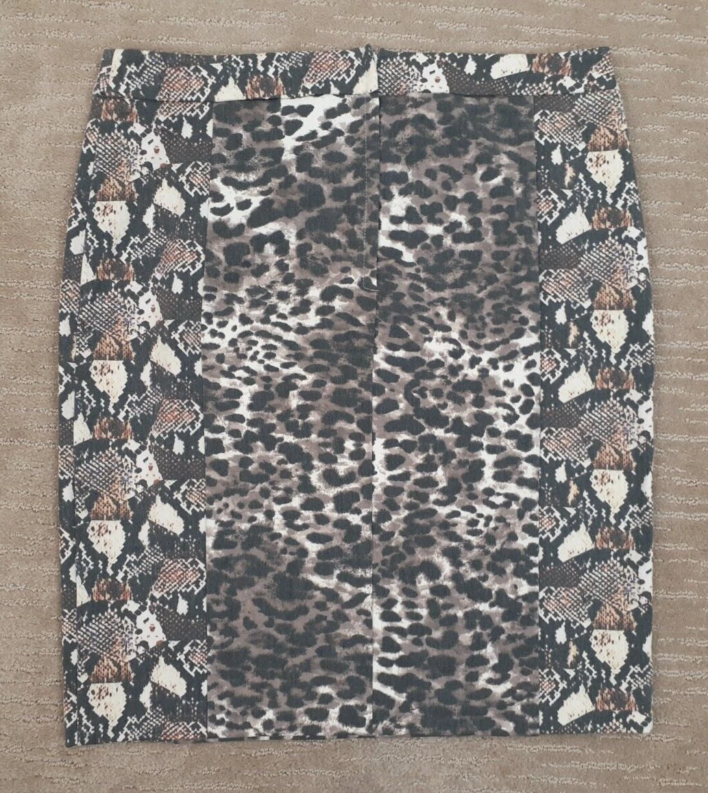 H&m leopard pencil skirt top