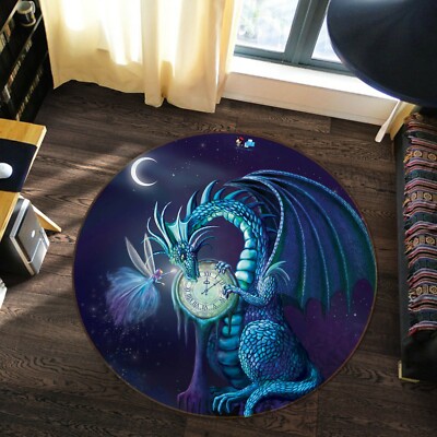 3D Dragon Time ZHUA60 Game Non Slip Rug Mat Photo Carpet Rose Catherine Zoe