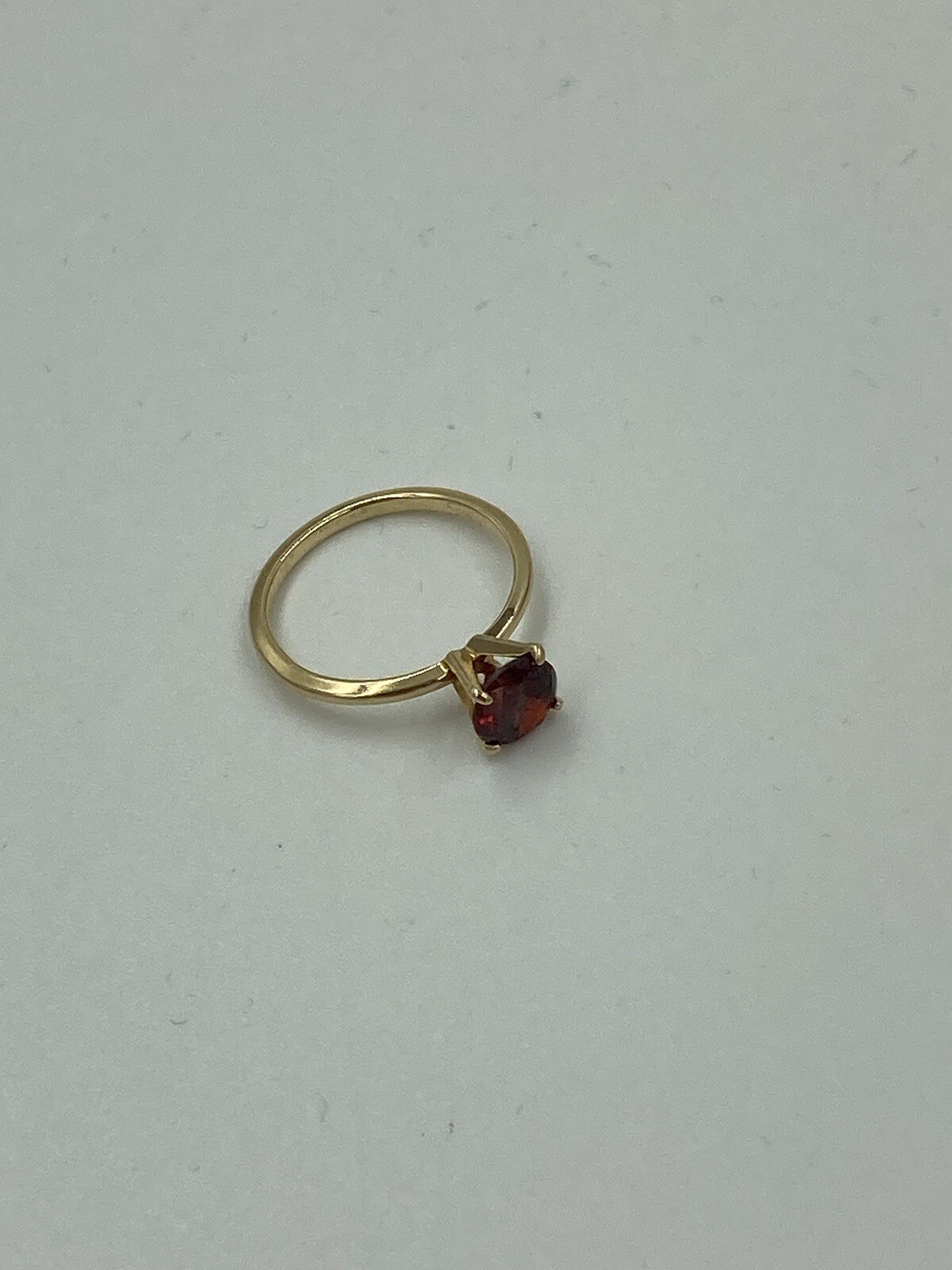 Gold Ruby Women’s  Ring Size 6 - image 4