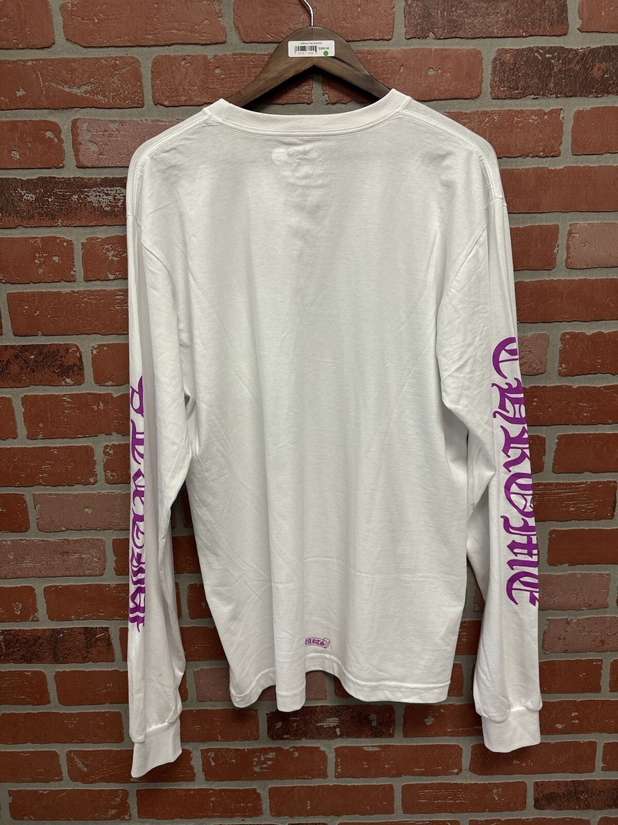Size XL - Chrome Hearts Long Sleeve White Purple 100