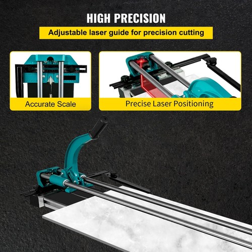 1200 mm Coupe Carrelage Manuel Coupe-Carreaux 6-15 mm avec Guide Laser - Afbeelding 5 van 12