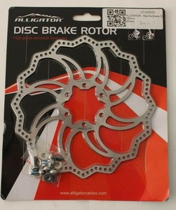 Red ALLIGATOR MOTION Stainless Disc Brake Rotor,160mm