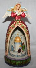 JIM SHORE ANGEL SILENT NIGHT 2006 MUSICAL FIGURE 11" Enesco No Box